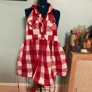 Halter Plaid Summer Dress